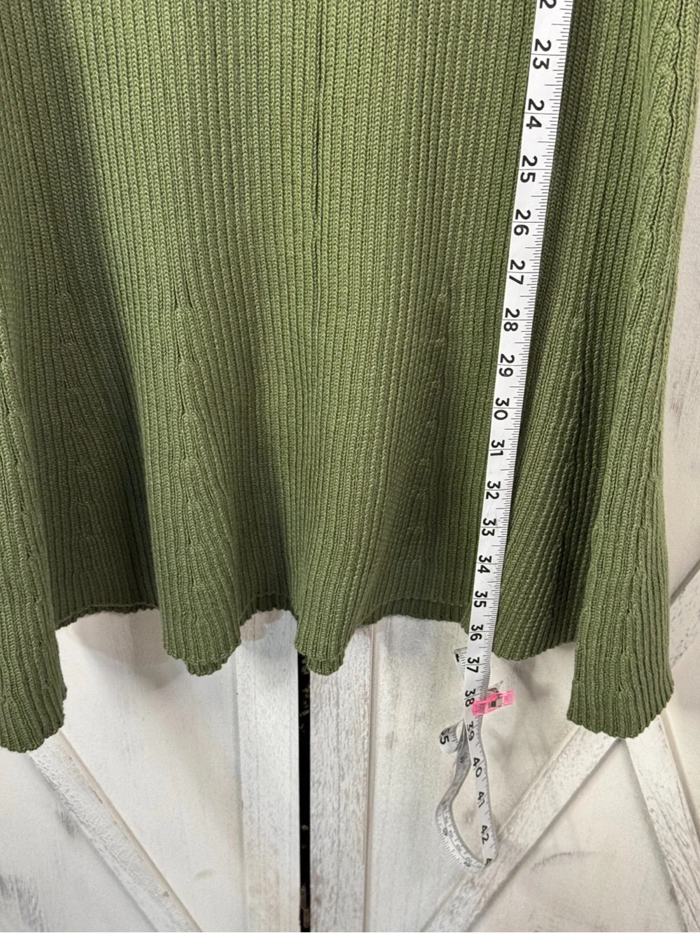 French Connection Olive Green Ribbed Button-Front Dress Medium NWT Resort Wear